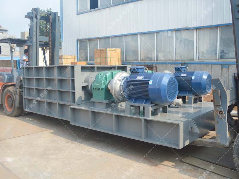 2PLF80/200強力分級雙齒輥破碎機發(fā)往山東淄博破碎煤炭